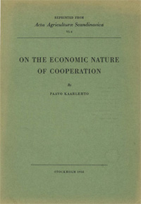 On the Economic Nature of Cooperation
