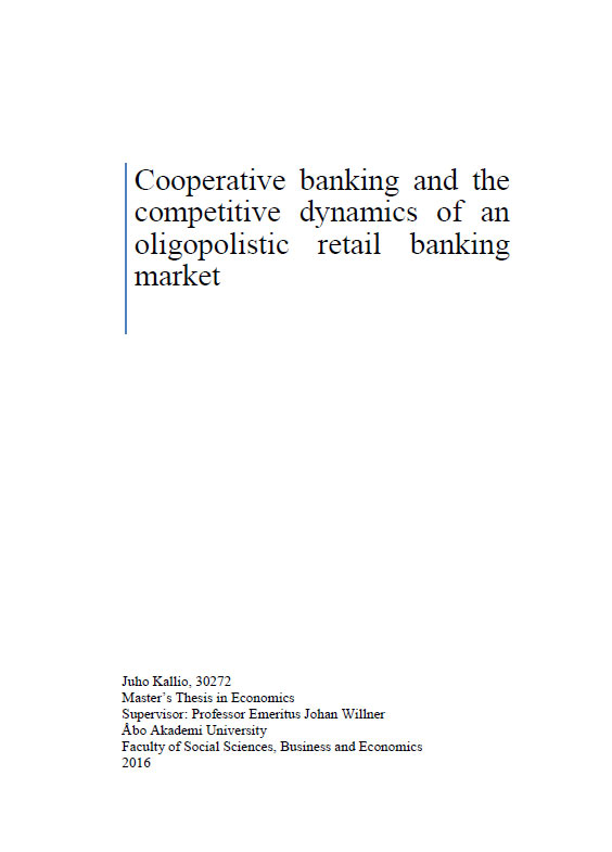 Cooperative banking and the competitive dynamics of an oligopolistic retail banking market