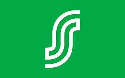 Kuvassa vihreällä pohjallsa S-ryhmän valkoinen S-logo