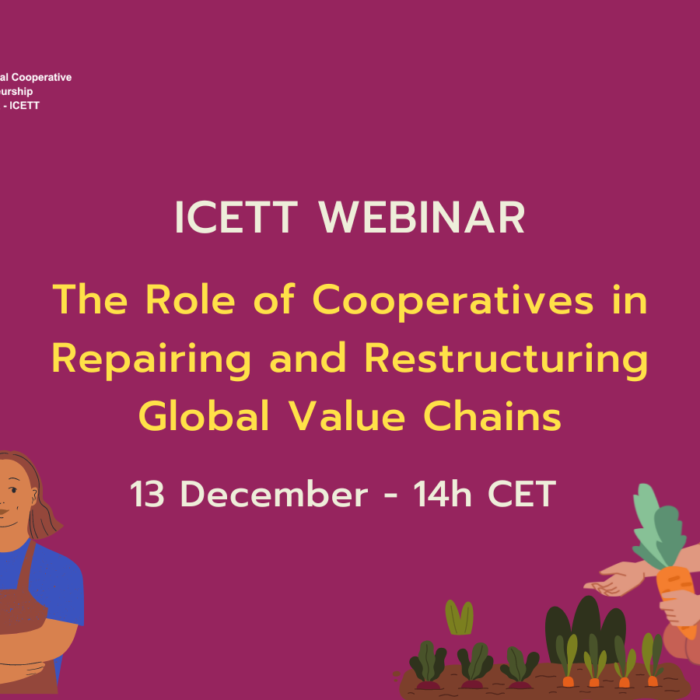 ICA webinar: The Role of Cooperatives in Repairing and Restructuring Global Value Chains