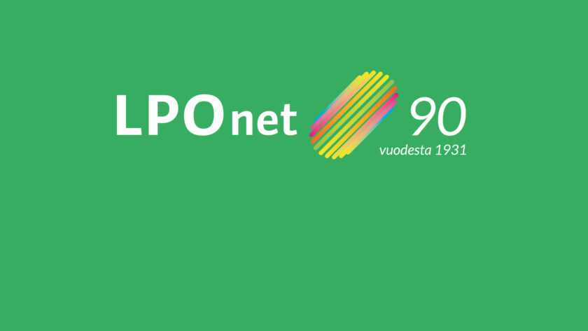 Vihreällä pohjalla LPOnetin valkoinen tekstilogo, jonka vieressä pieni puna-vihreä-keltainen logomerkki.