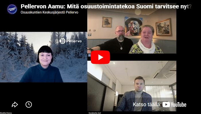Pellervon Aamun tallanne: Mitä osuustoimintatekoa Suomi tarvitsee nyt?