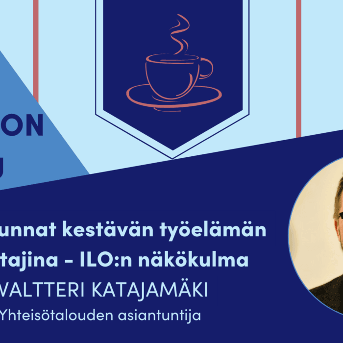 Pellervon Aamu: Osuuskunnat kestävän työelämän rakentajina – ILO:n näkökulma