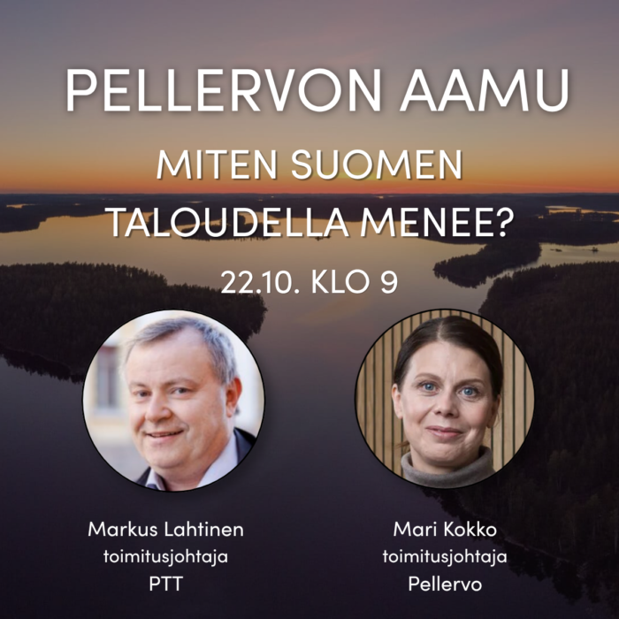 Pellervon Aamu: Miten Suomen taloudella menee?